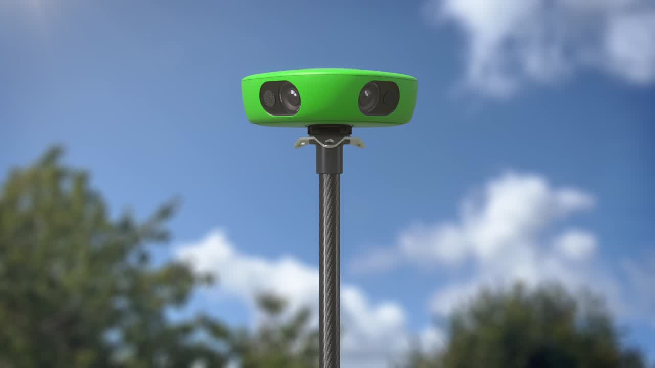 VEO camera mounted on a tripod overlooking a London football pitch